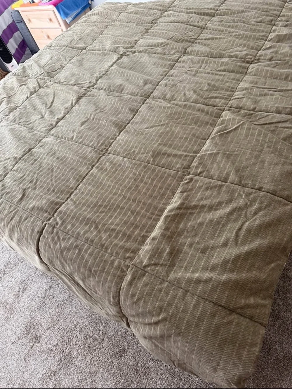 Better Homes And Gardens Olive Green Quilted Comforter